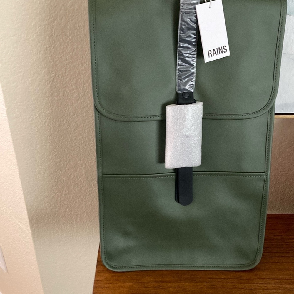 Rains evergreen waterproof backpack